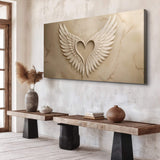 Wings Of Love Abstract Wall Art - Tailored Canvases - Flyclothing LLC
