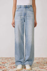 Coney Island Whitefish High Rise Wide Jeans HJ007 - Hey Joanie - Flyclothing LLC