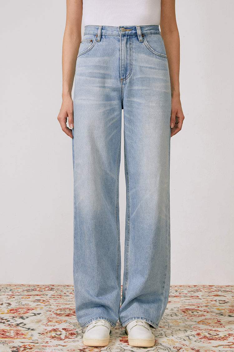 Coney Island Whitefish High Rise Wide Jeans HJ007 - Hey Joanie - Flyclothing LLC