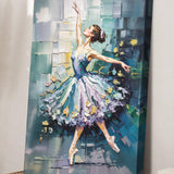 Ballerina Abstract Wall Art - Tailored Canvases - Flyclothing LLC