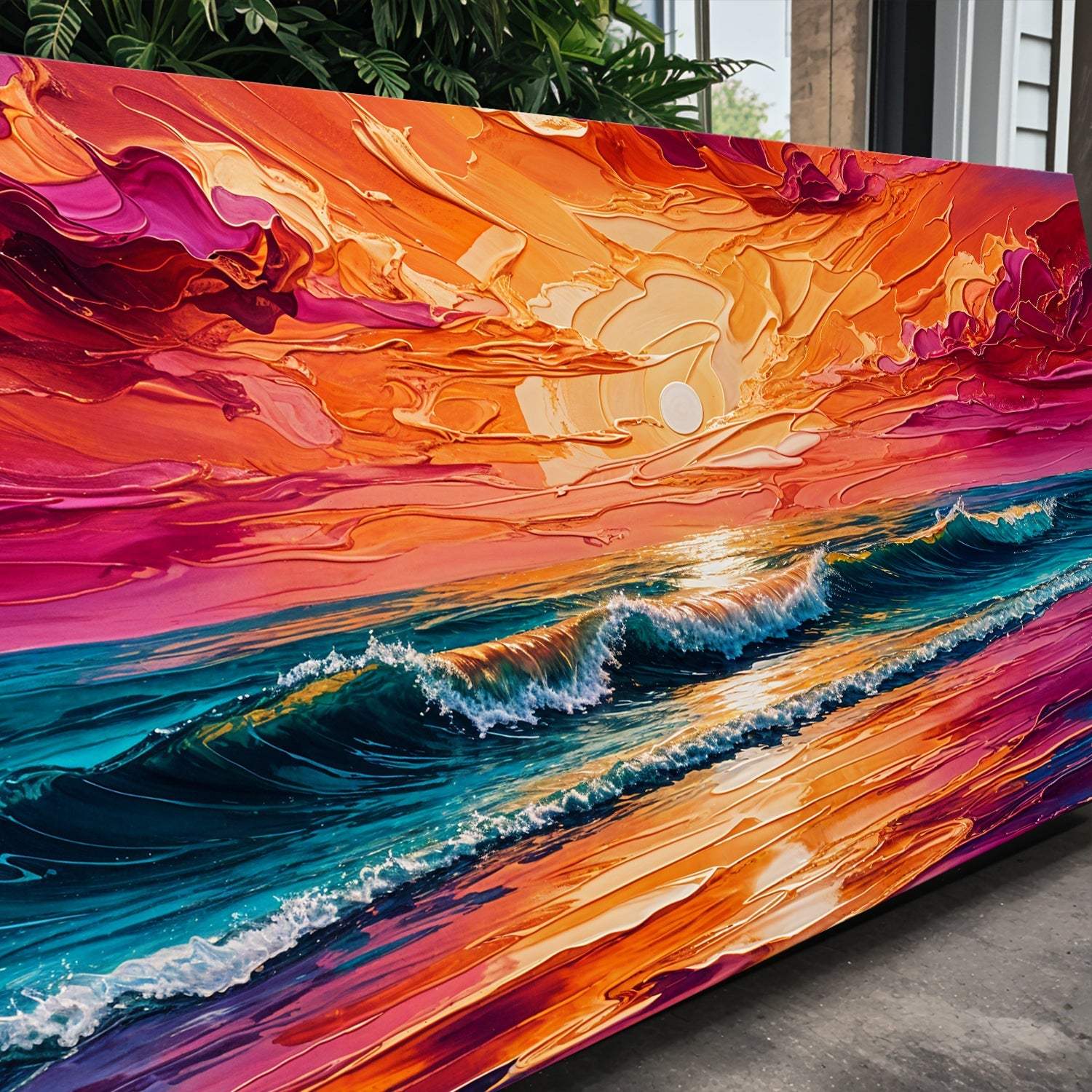 Coastal Sunset Wall Art - Tailored Canvases - Flyclothing LLC