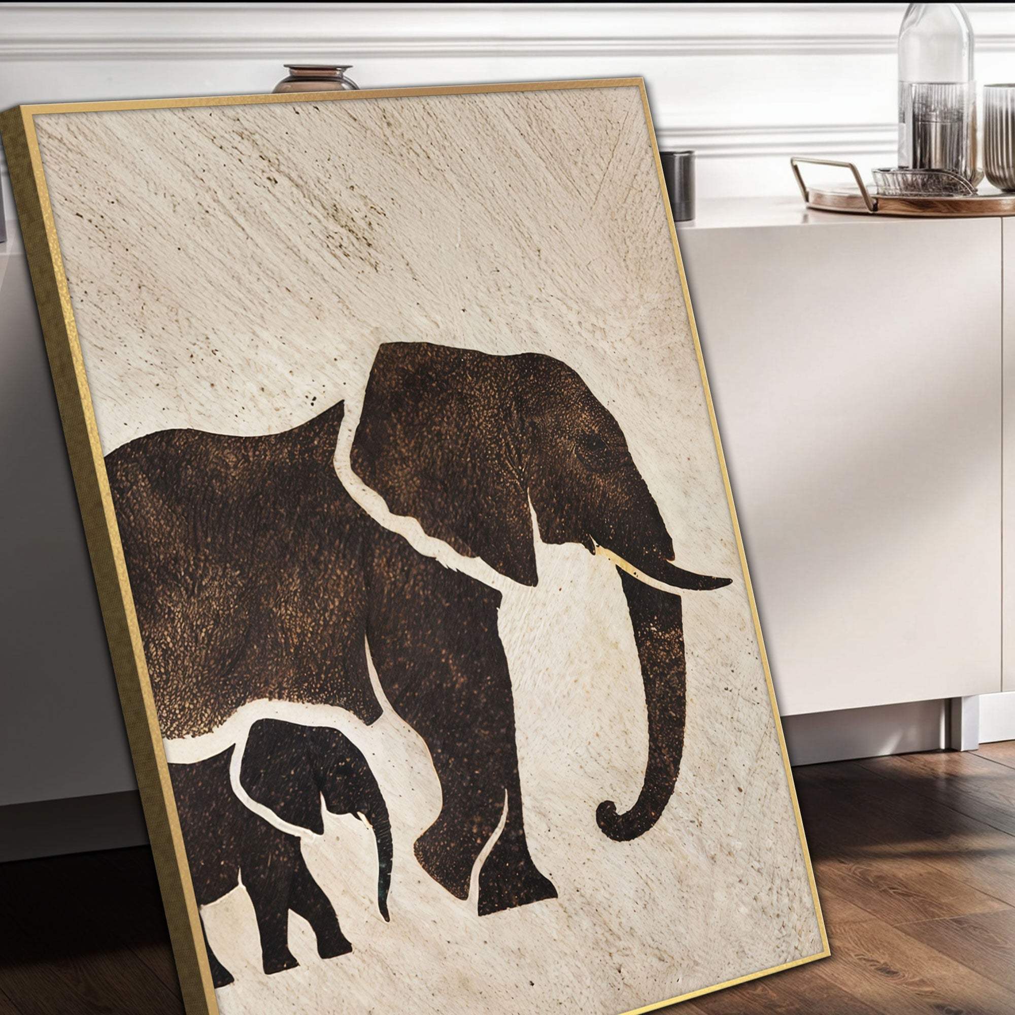 Elephant Heritage Wall Art - Tailored Canvases - Flyclothing LLC