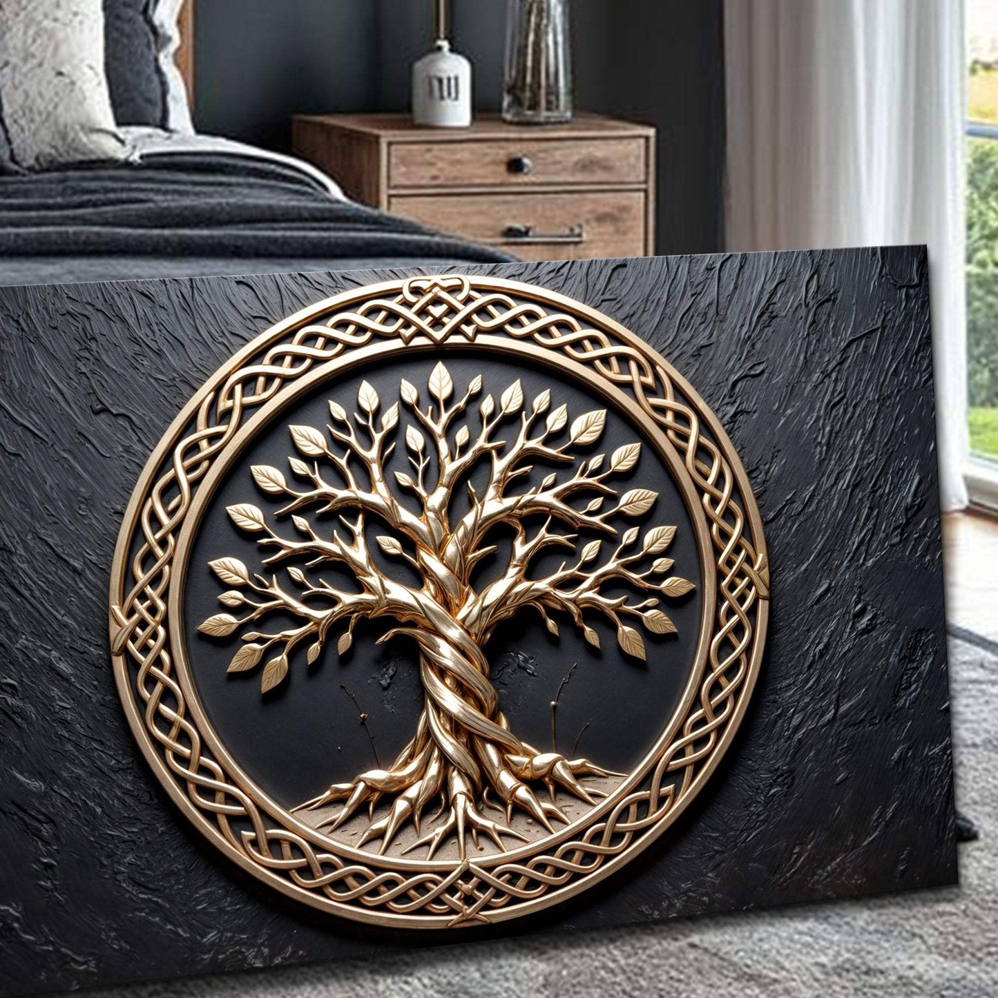 3D Celtic Tree of Life Wall Art V - Tailored Canvases - Flyclothing LLC