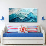 Blue Ocean Coastal Wall Art II - Tailored Canvases - Flyclothing LLC