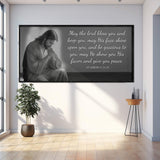 Numbers 6:24-26 - May The Lord Bless You Faith Sign III - Tailored Canvases - Flyclothing LLC