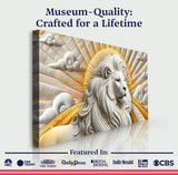 3D Majestic Lion Wall Art III - Tailored Canvases - Flyclothing LLC