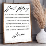 The Hail Mary Faith Sign - Tailored Canvases - Flyclothing LLC