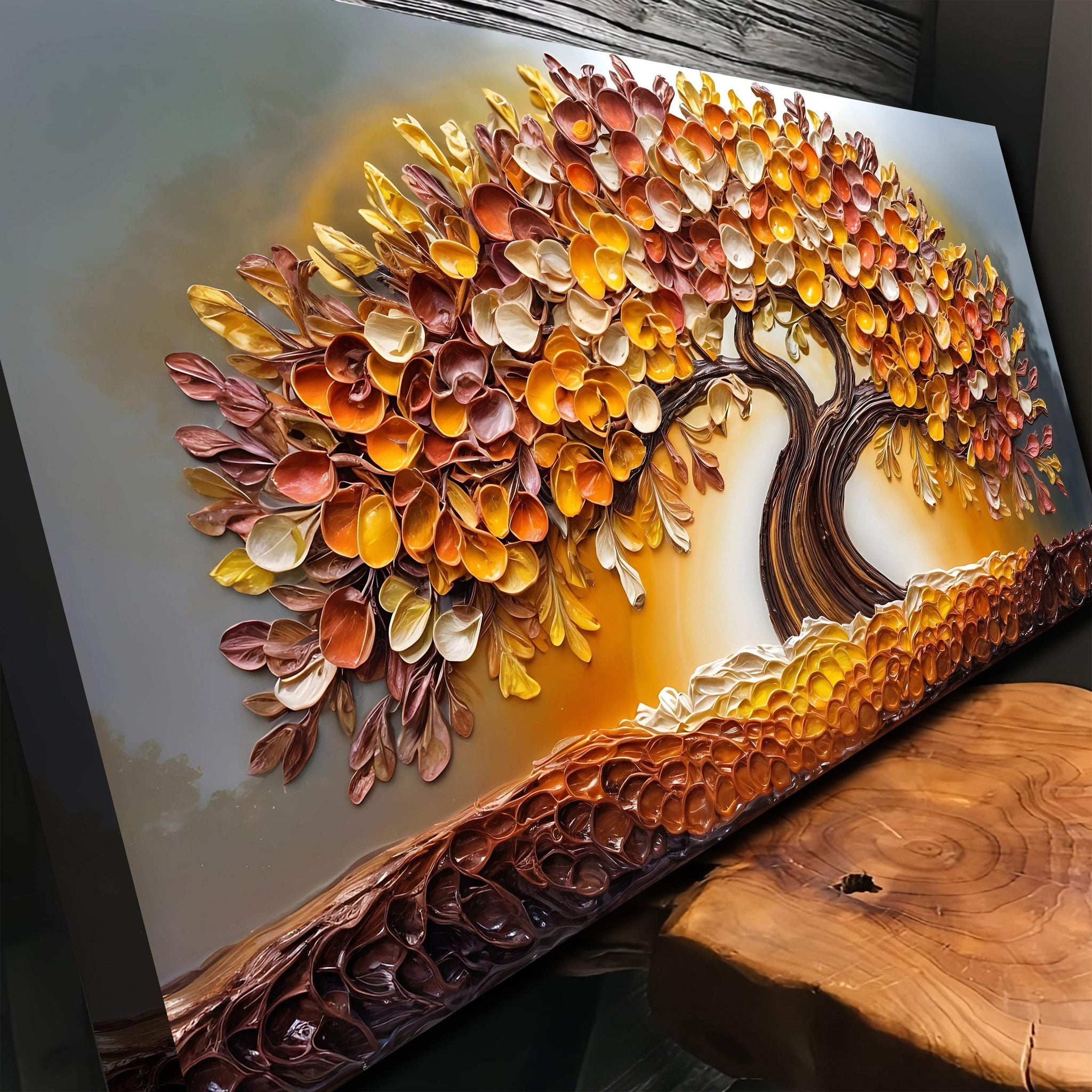 Golden Autumn Wall Art - Tailored Canvases - Flyclothing LLC