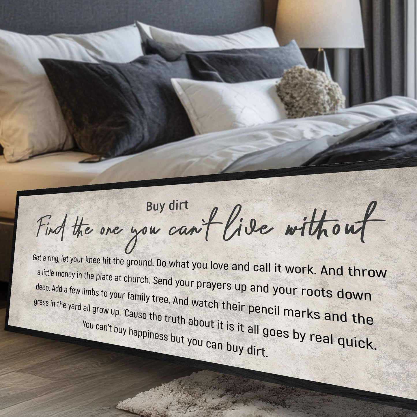 Find The One You Can't Live Without Family Sign III - Tailored Canvases - Flyclothing LLC