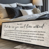 Find The One You Can't Live Without Family Sign III - Tailored Canvases - Flyclothing LLC