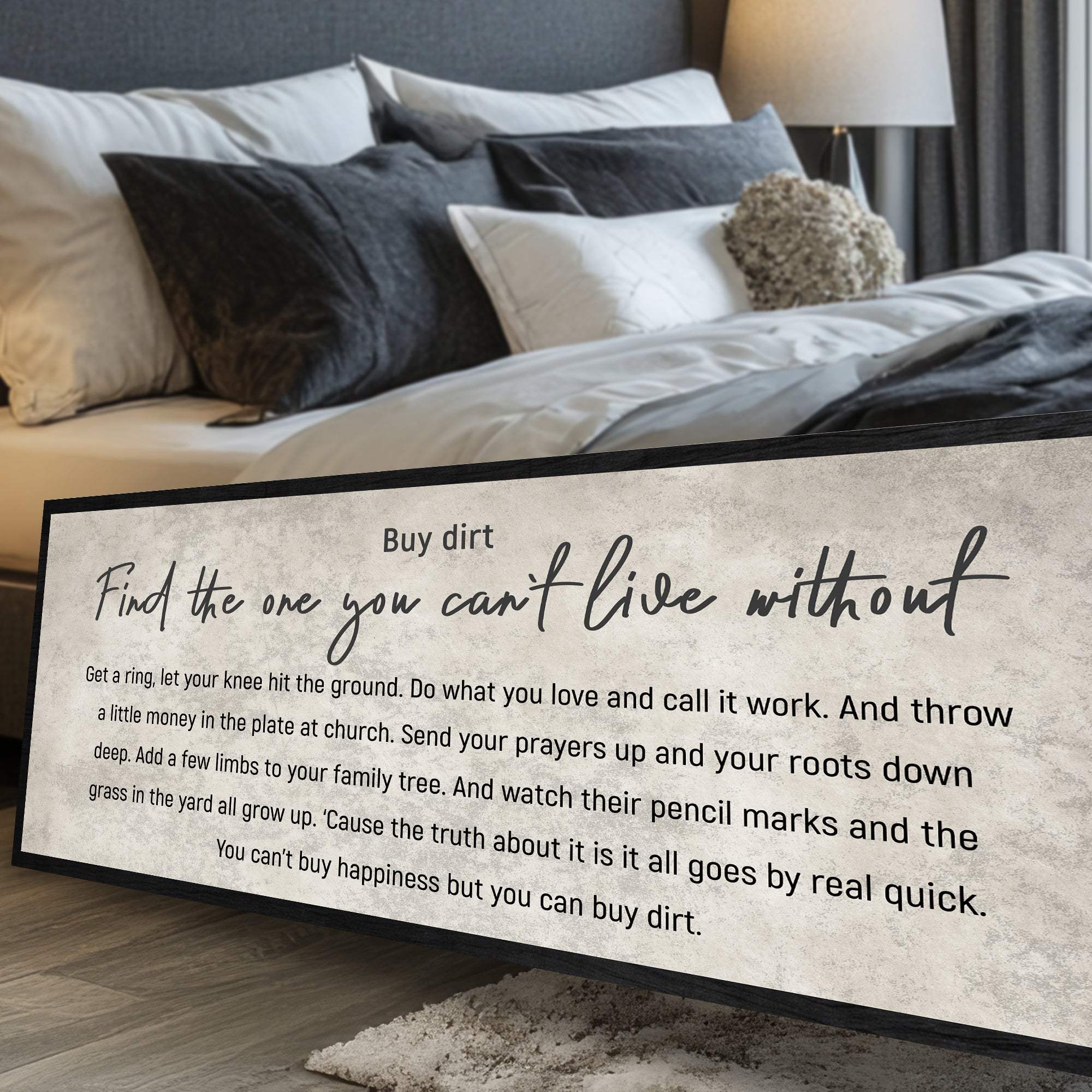 Find The One You Can't Live Without Family Sign III - Tailored Canvases - Flyclothing LLC