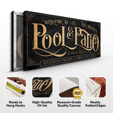 Personalized Pool & Patio Sign II - Tailored Canvases - Flyclothing LLC