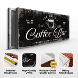 Coffee Bar Sign V - Tailored Canvases - Flyclothing LLC