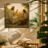 Samaritan at the Well Faith Wall Art II - Tailored Canvases - Flyclothing LLC