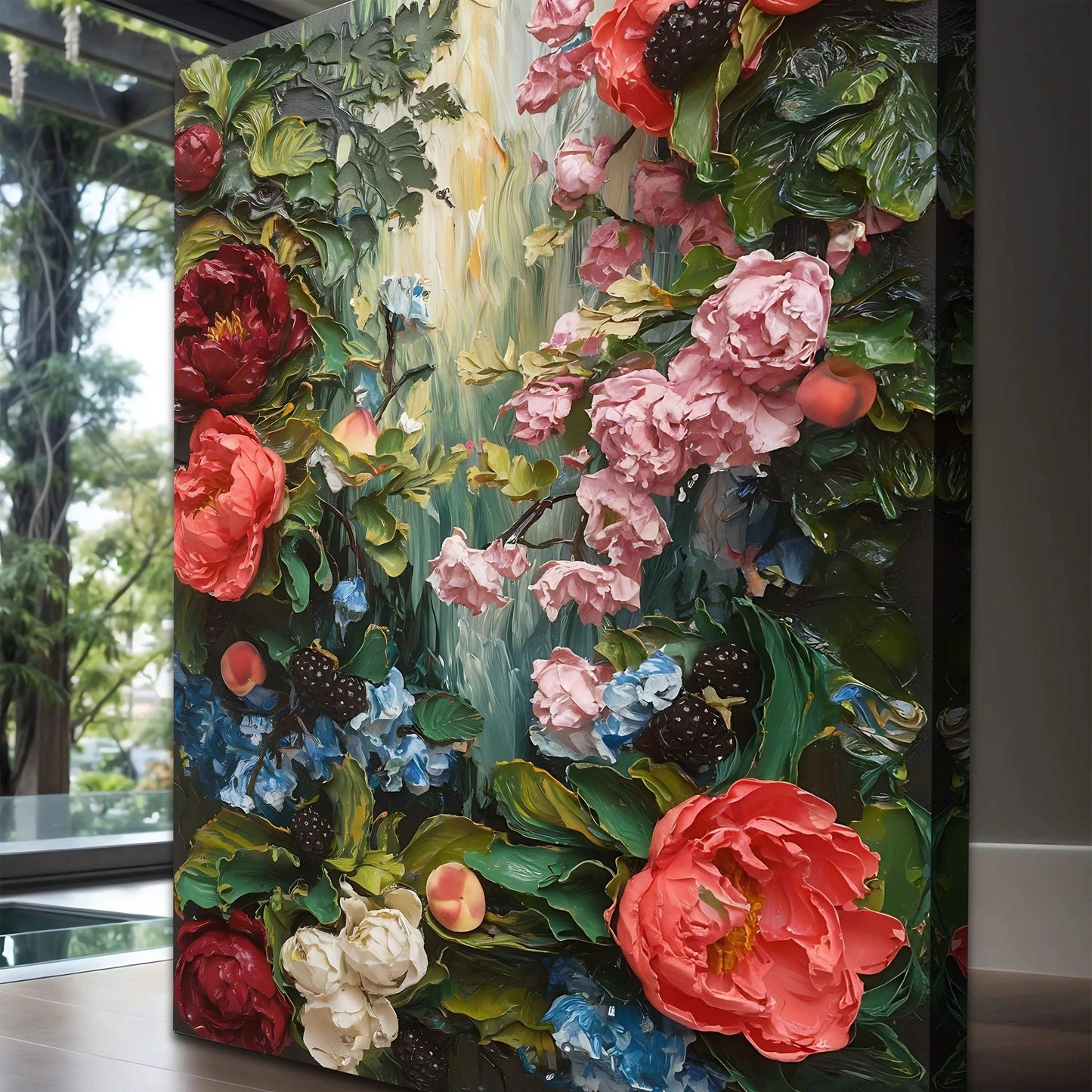 Garden Floral Wall Art - Tailored Canvases - Flyclothing LLC