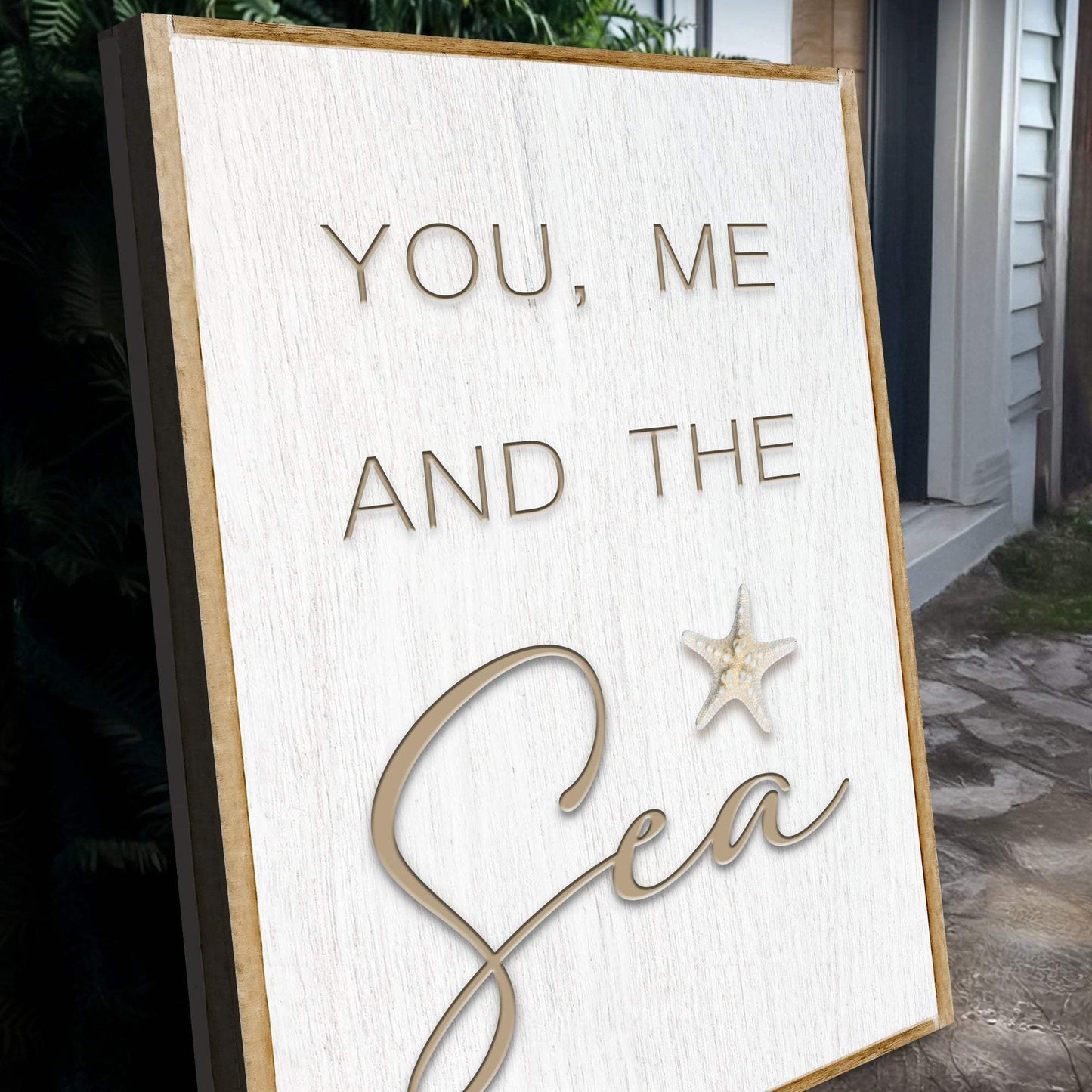 You Me and the Sea Coastal Sign V - Tailored Canvases - Flyclothing LLC