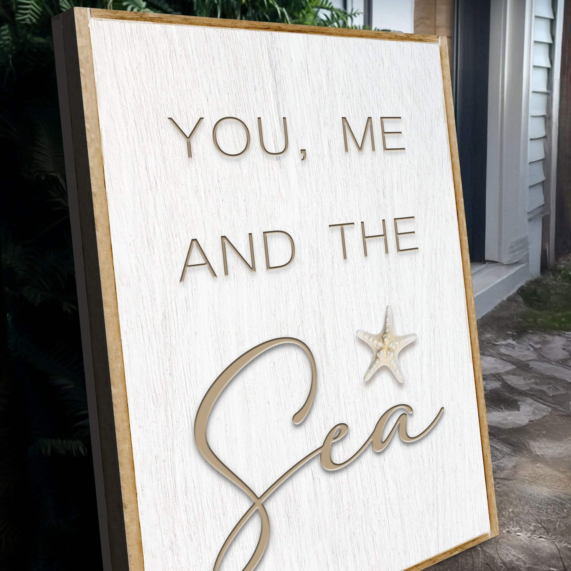 You Me and the Sea Coastal Sign V - Tailored Canvases - Flyclothing LLC