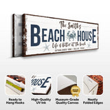 Personalized Beach House Sign - Tailored Canvases - Flyclothing LLC