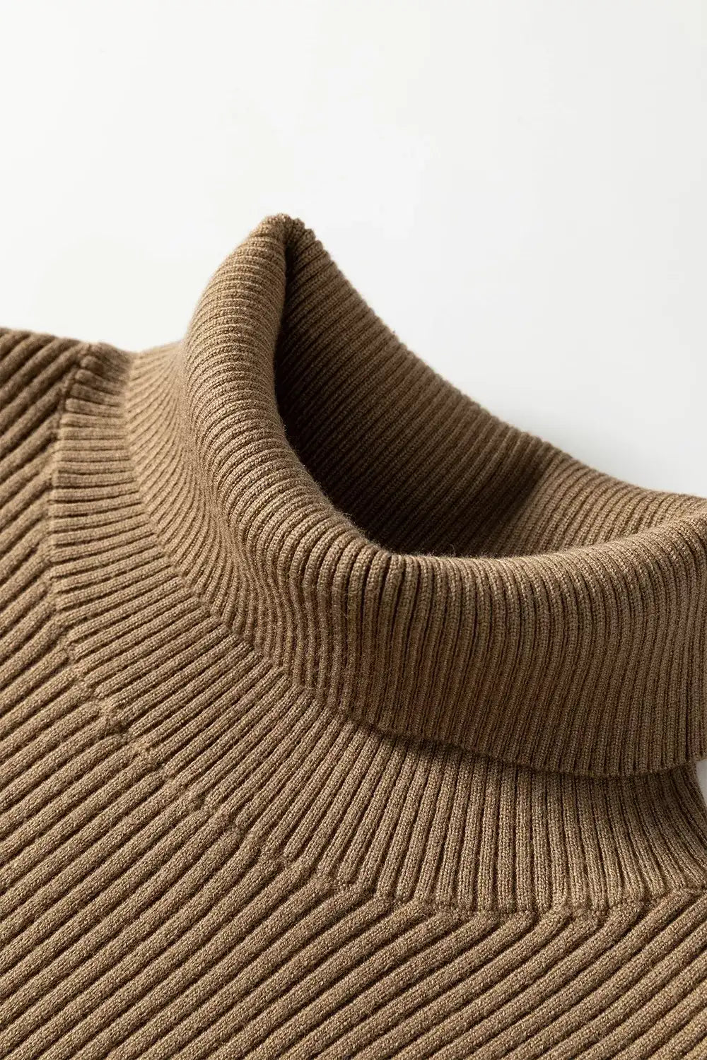 Mock Neck Ribbed Knit Sweater Vest - Trendsi - Flyclothing LLC