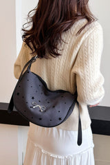 Polyester Printed Adjustable Strap Crossbody Bag - Trendsi