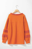 High-Low Round Neck Long Sleeve Sweatshirt - Trendsi - Flyclothing LLC