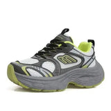 Letter Lace-Up Round Toe Athletic Shoes - Trendsi - Flyclothing LLC