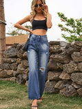 Distressed Jeans with Pockets - Trendsi - Flyclothing LLC