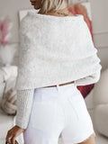 Long Sleeve Cropped Knit Top - Trendsi - Flyclothing LLC