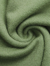 Contrast Trim Quarter Zip Long Sleeve Knit Top - Trendsi - Flyclothing LLC