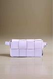 Zenana Vegan Leather Woven Crossbody Bag - Trendsi - Flyclothing LLC