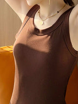 Scoop Neck Tank Top - Trendsi - Flyclothing LLC