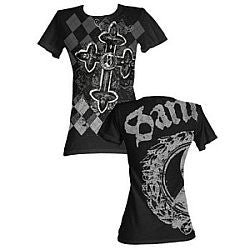 Sanctify Argyle Womens Iron Tee - Sanctify Clothing - Flyclothing LLC