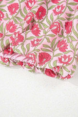 Floral Print Cropped Tank and Mini Skirt Set - Trendsi - Flyclothing LLC