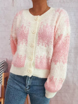 Ribbed Hem Button Up Cardigan - Trendsi - Flyclothing LLC