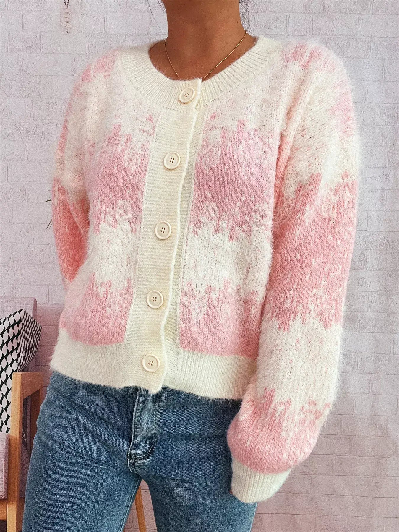 Ribbed Hem Button Up Cardigan - Trendsi - Flyclothing LLC