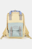 Himawari Contrast Water and Scratch-Resistant Nylon Backpack Bag - Trendsi
