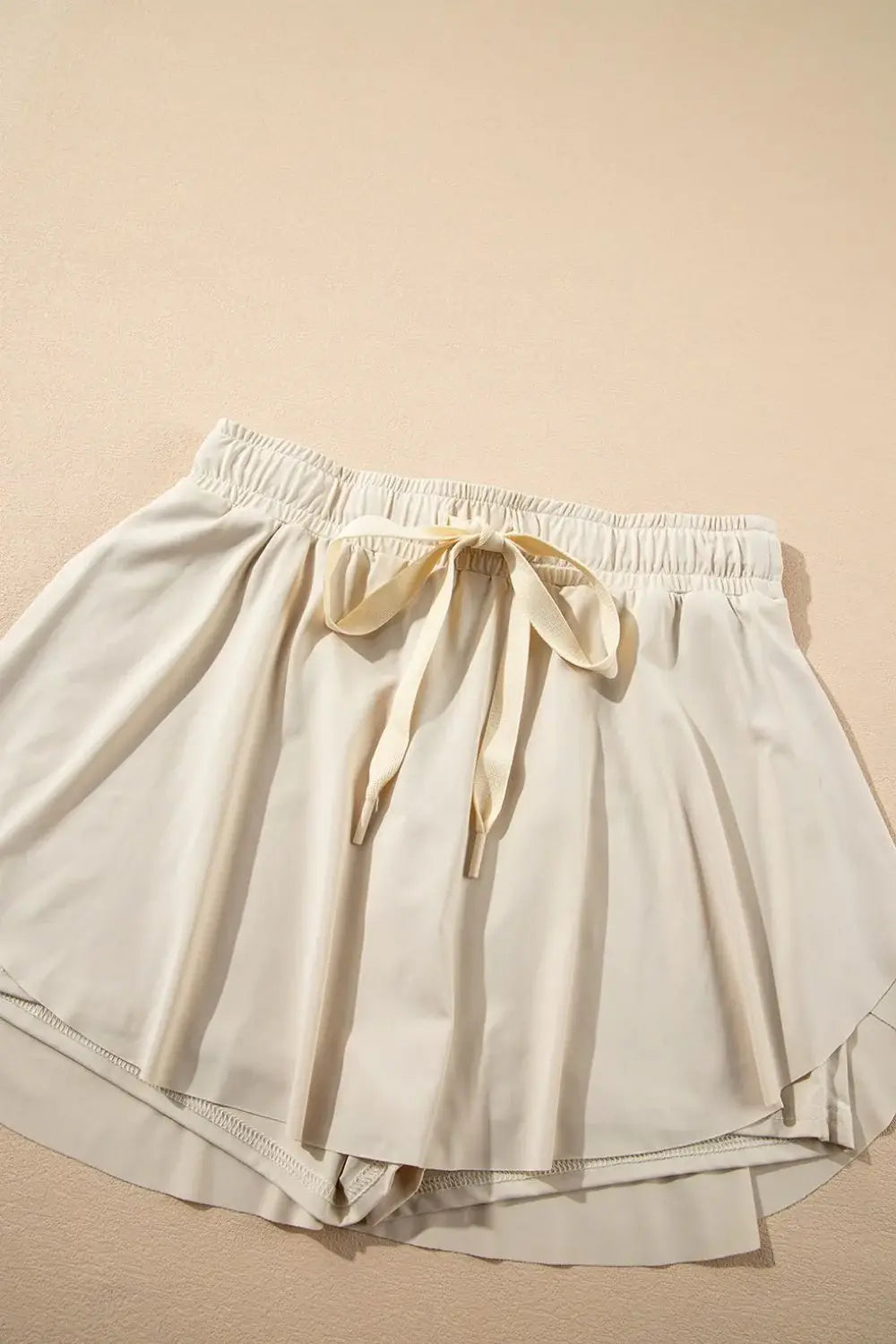Drawstring High Waist Lined Active Skorts - Trendsi - Flyclothing LLC