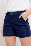Judy Blue Full Size High Waist Denim Shorts Plus Size - Trendsi - Flyclothing LLC