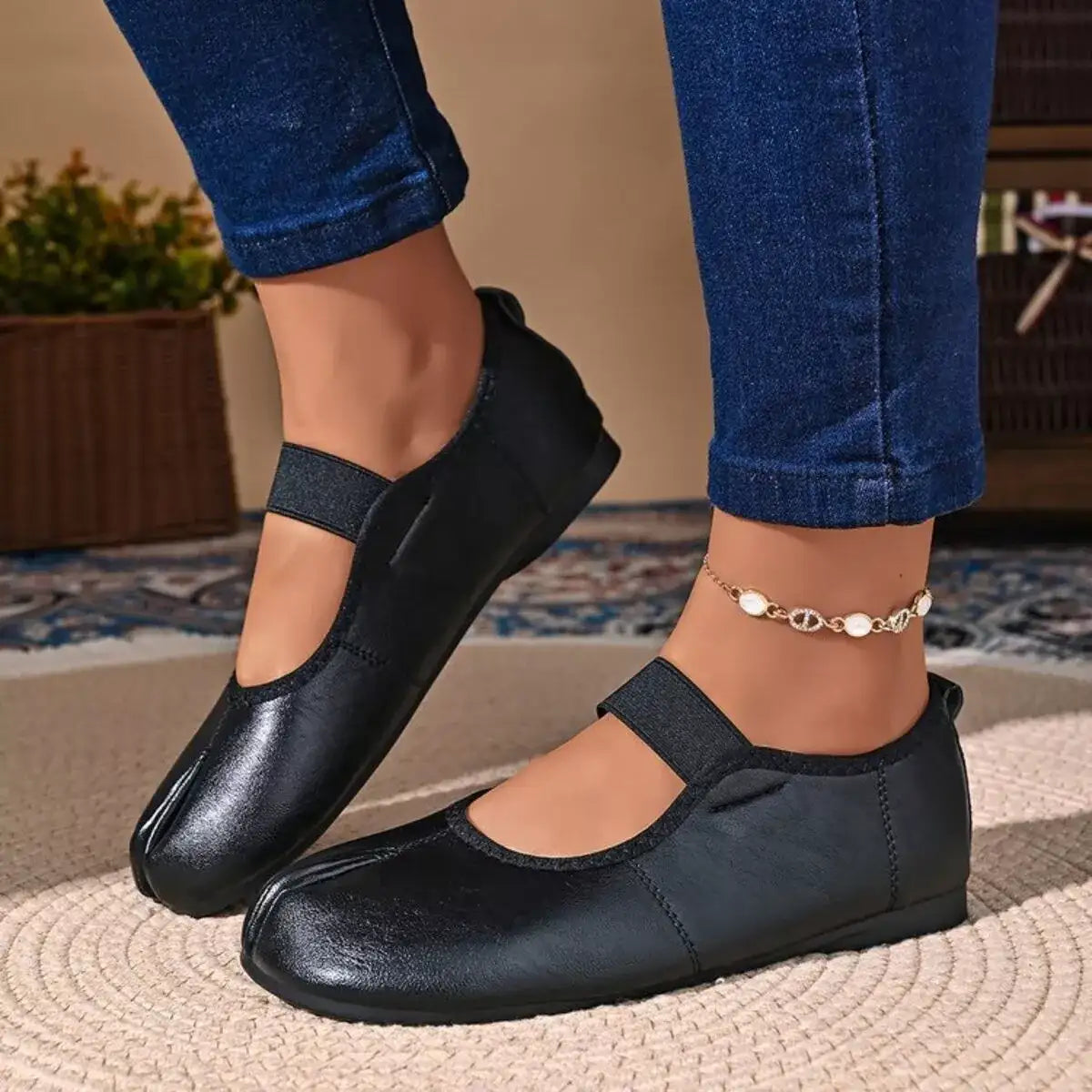 Split-Toe Slip-Ons - Trendsi - Flyclothing LLC