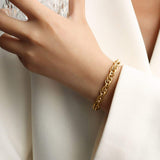 Titanium Steel Chain Bracelet - Trendsi - Flyclothing LLC