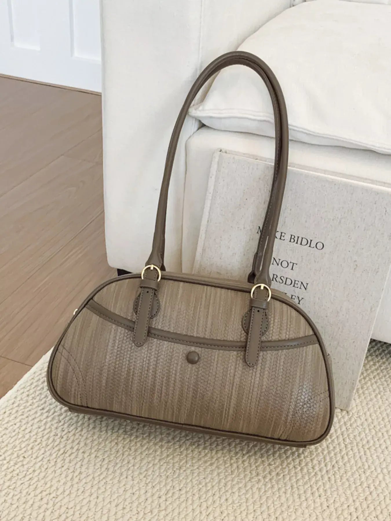 Vintage Buckle Shoulder Bag - Trendsi - Flyclothing LLC