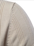 Men's Collared Neck Short Sleeve Knit Polo - Trendsi