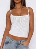 Lace Square Neck Cami - Trendsi