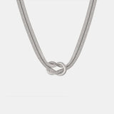 Titanium Steel Knot Necklace - Trendsi - Flyclothing LLC