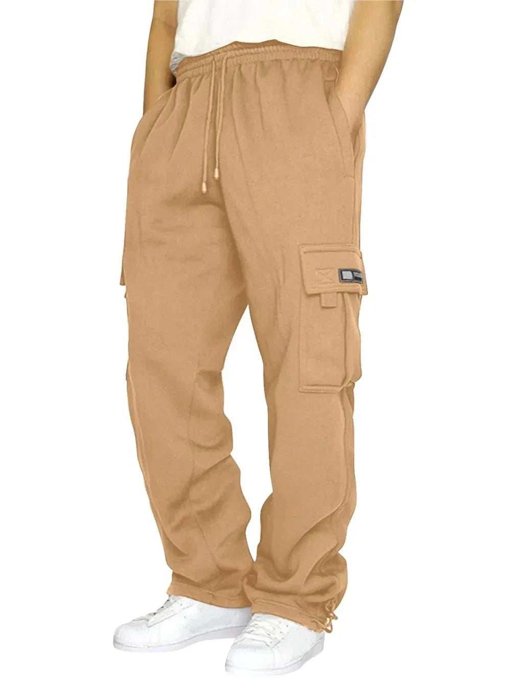 Men's Full Size Drawstring Pants Plus Size - Trendsi - Flyclothing LLC