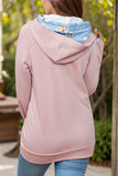 Full Size Drawstring Long Sleeve Printed Hoodie - Trendsi - Flyclothing LLC