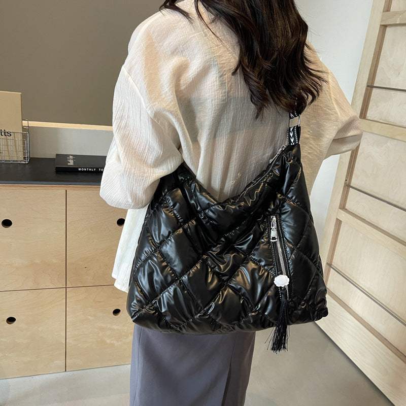 Quilted Nylon Travel Bag - Trendsi - Flyclothing LLC