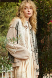 POL Leopard Exposed Seam Button Up Quilted Jacket - Trendsi