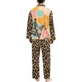Baha Ranch Retro Pop Western Leopard Cowboy Pajamas
