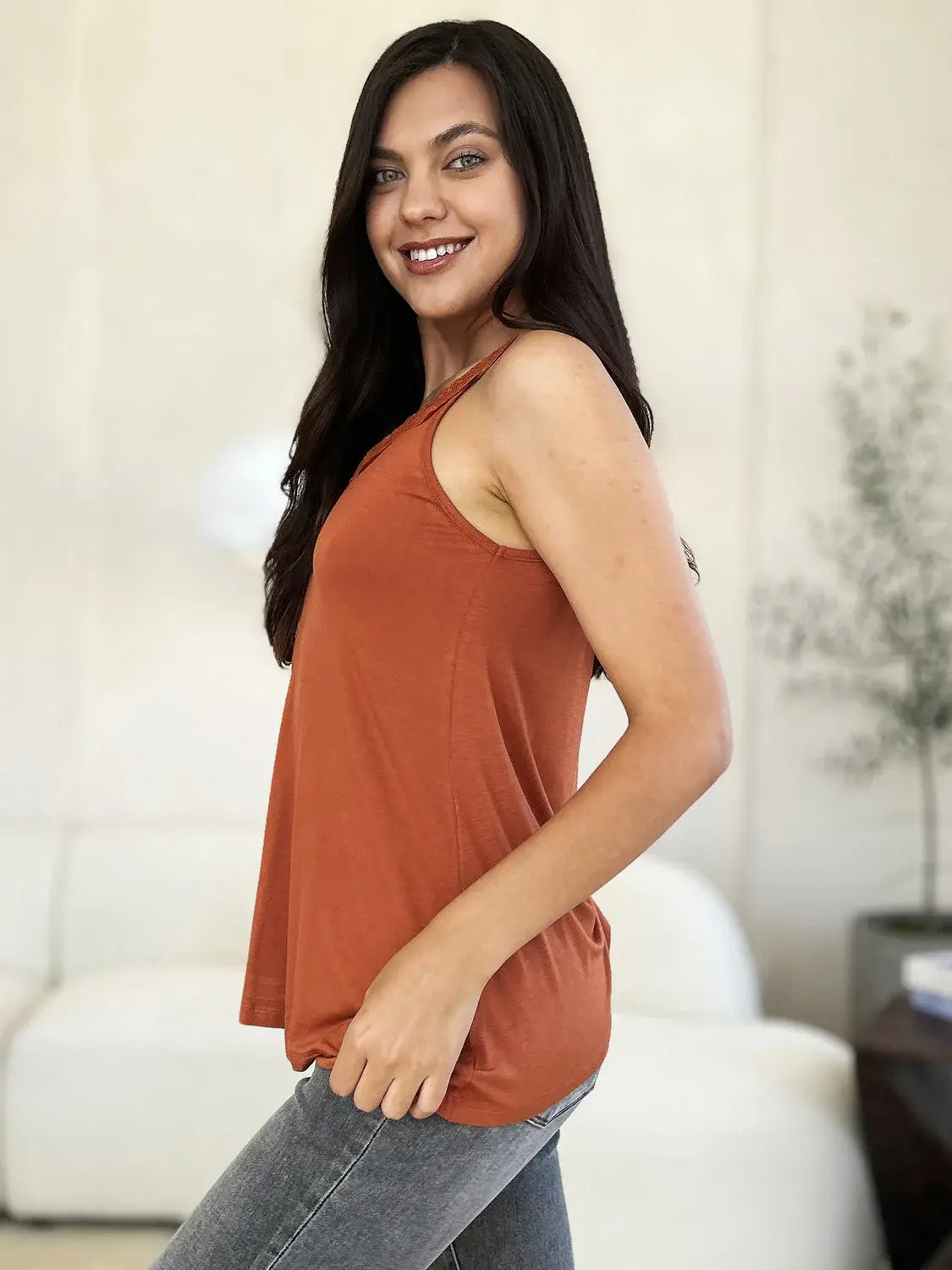 Basic Bae Full Size Lace Detail V-Neck Cutout Cami - ShopBasicbae - Flyclothing LLC
